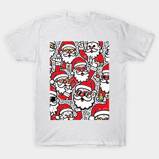 Santa Claus Doodle T-Shirt